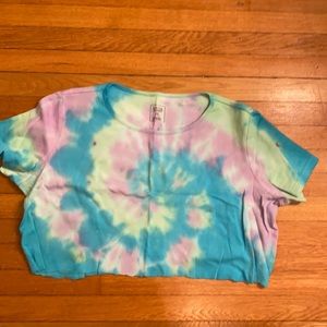 Tie dye crop top